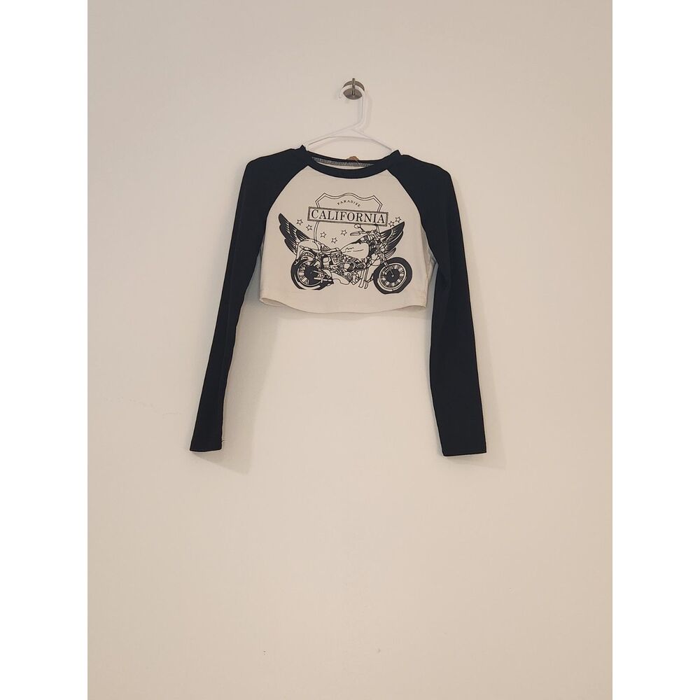 Moto crop top
